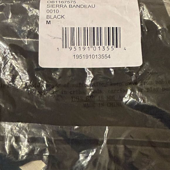 Free People Sierra Bandeau Bra Black New - Picture 5 of 7